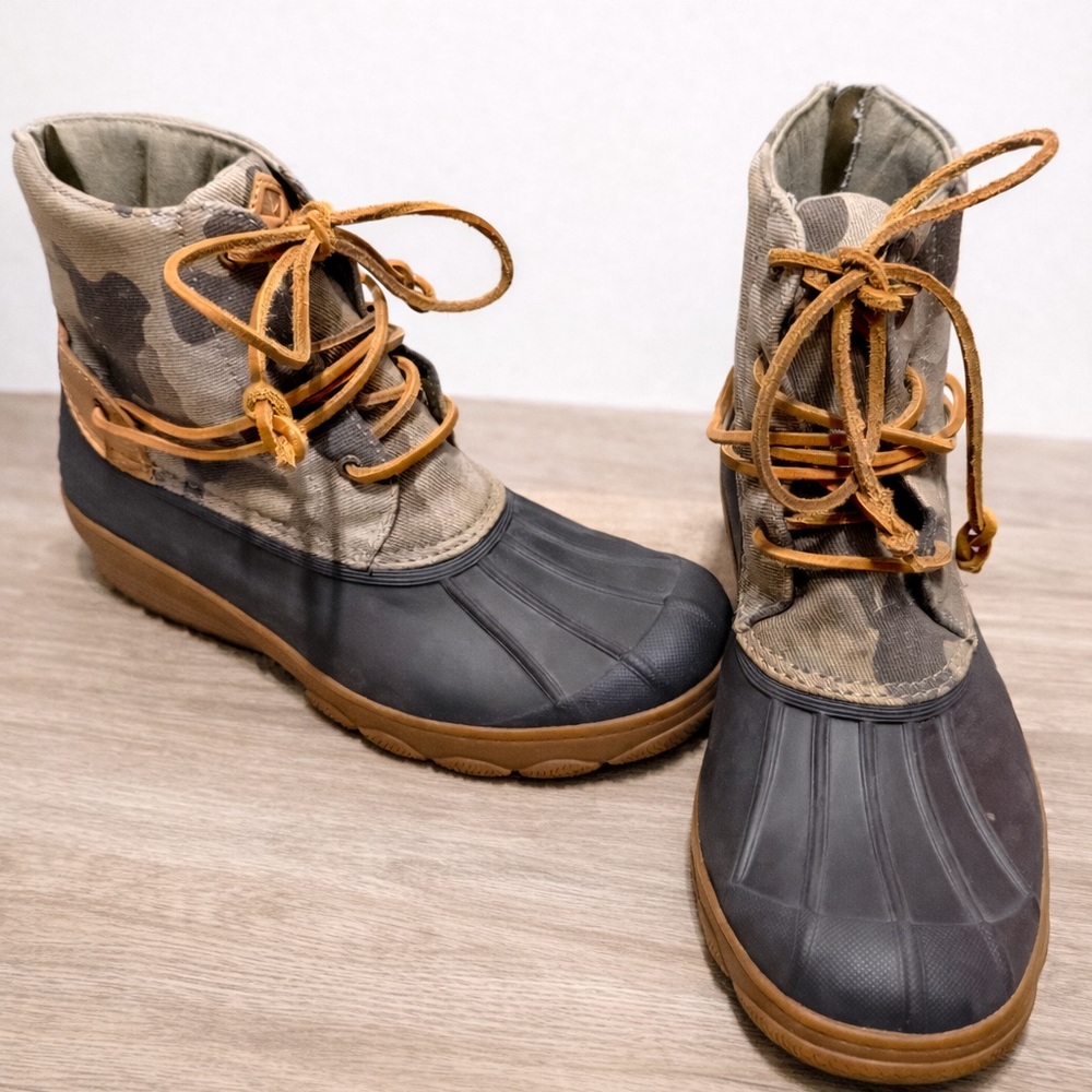 Sperry Camouflage Duck Boots